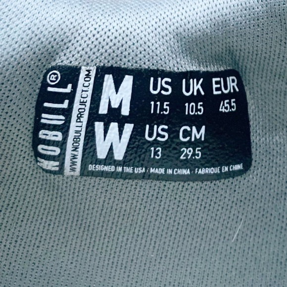 NOBULL Ripstop Sneakers Men's 11.5 Gray - Picture 16 of 16